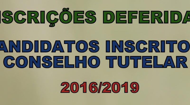 Inscrições Deferidas